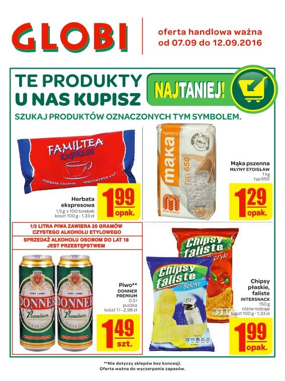 Gazetka promocyjna Globi str. 1