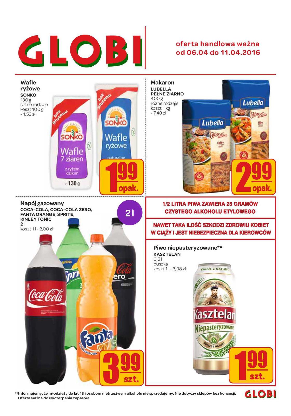 Gazetka promocyjna Globi str. 1