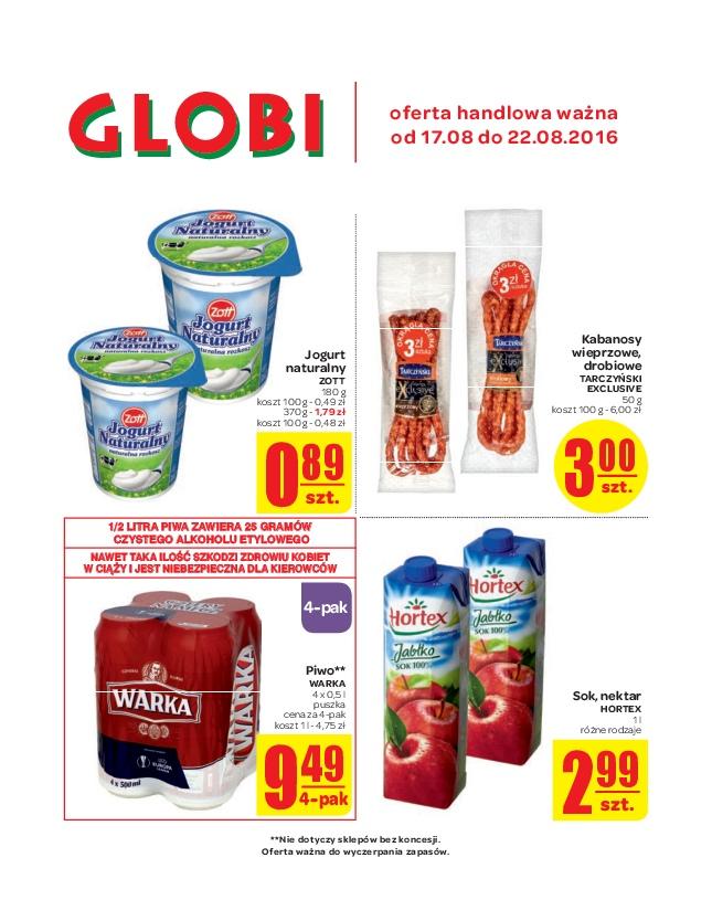 Gazetka promocyjna Globi str. 1