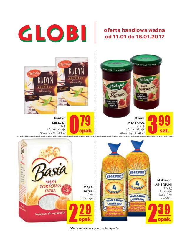 Gazetka promocyjna Globi str. 1