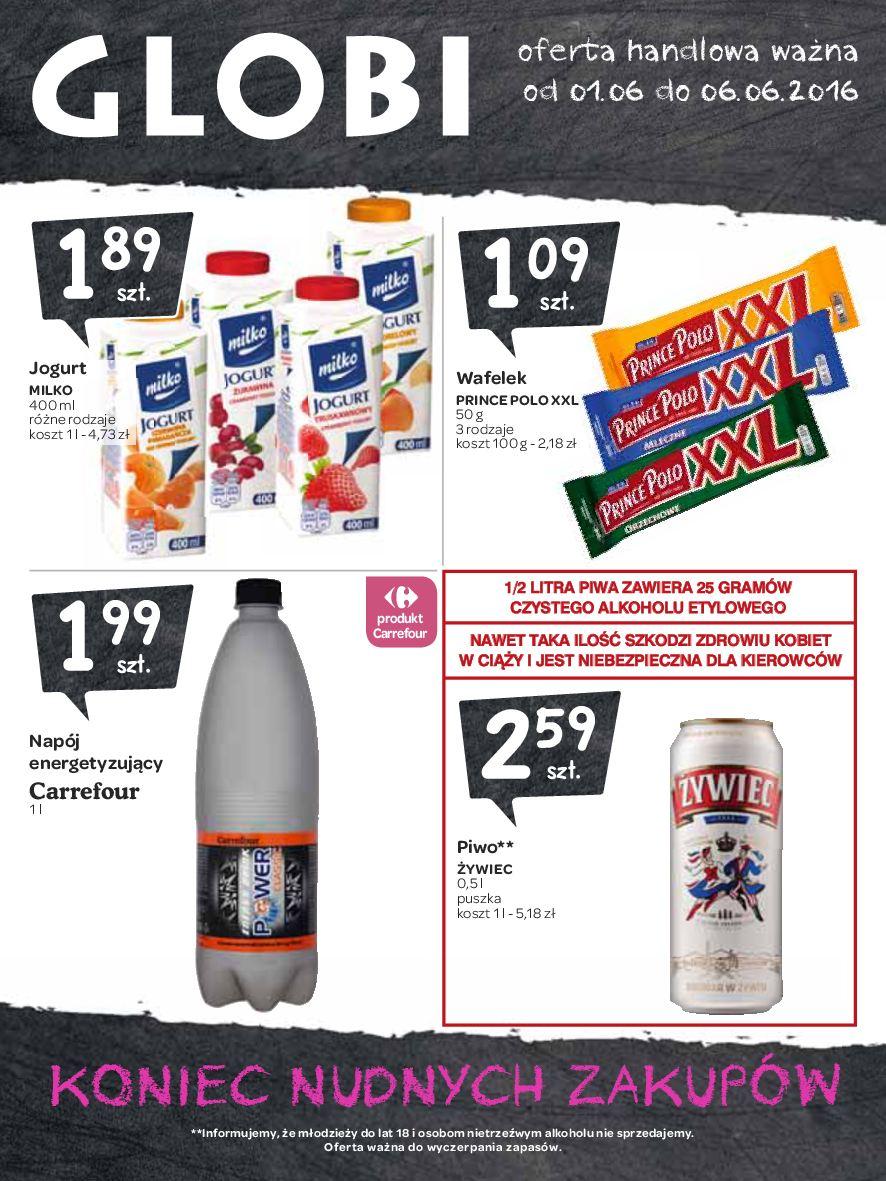 Gazetka promocyjna Globi str. 1