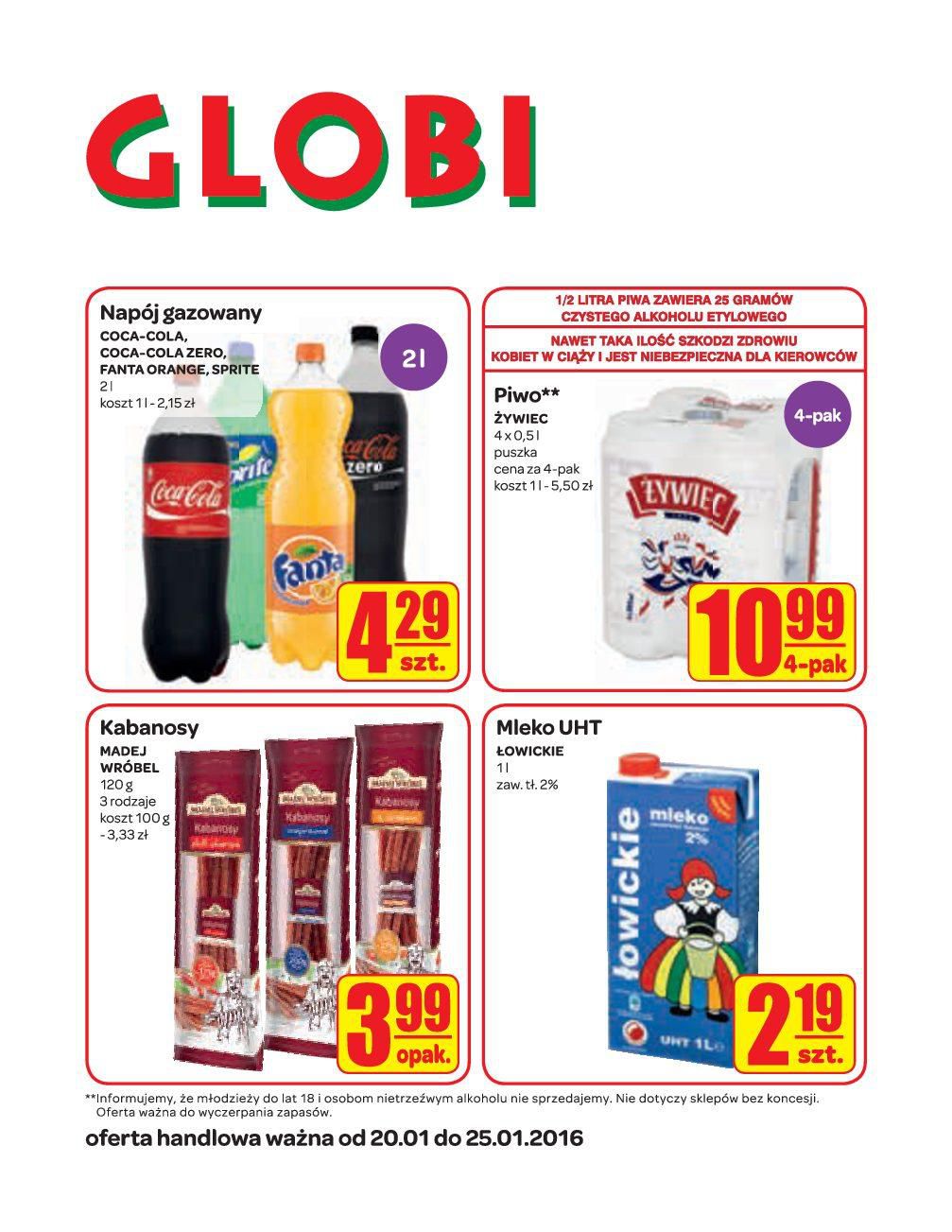 Gazetka promocyjna Globi str. 1