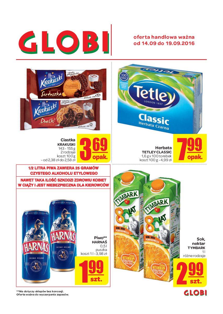 Gazetka promocyjna Globi str. 1
