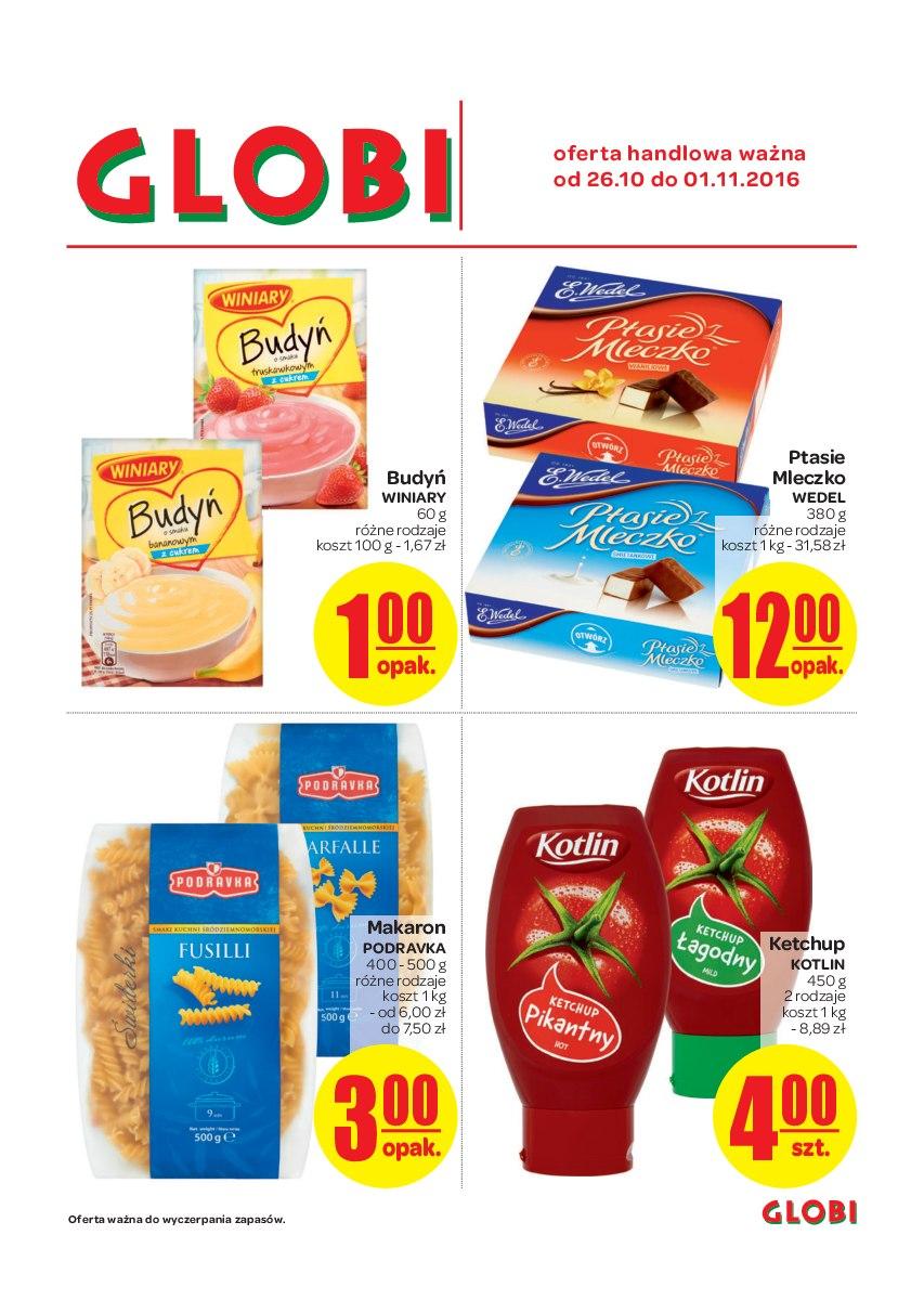 Gazetka promocyjna Globi str. 1