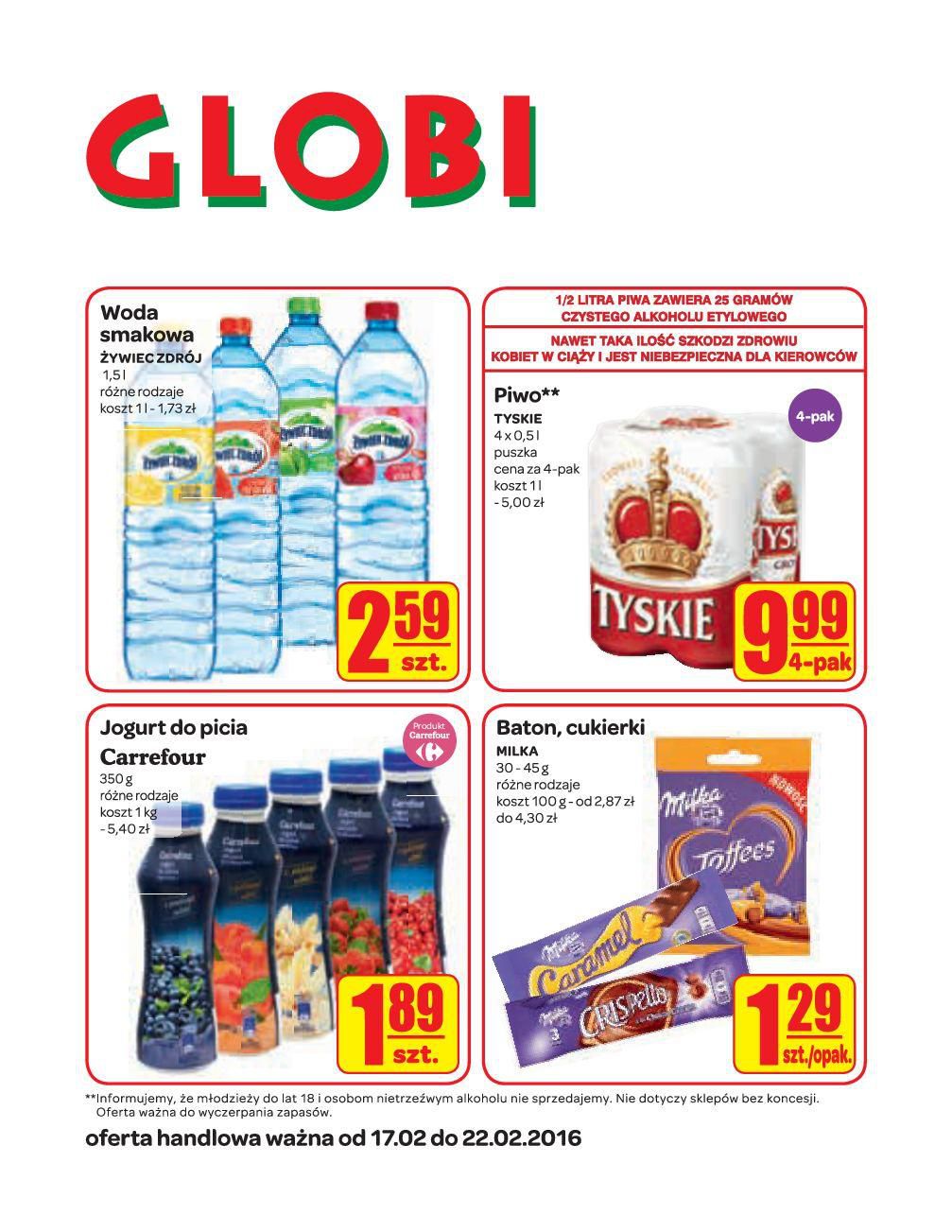 Gazetka promocyjna Globi str. 1