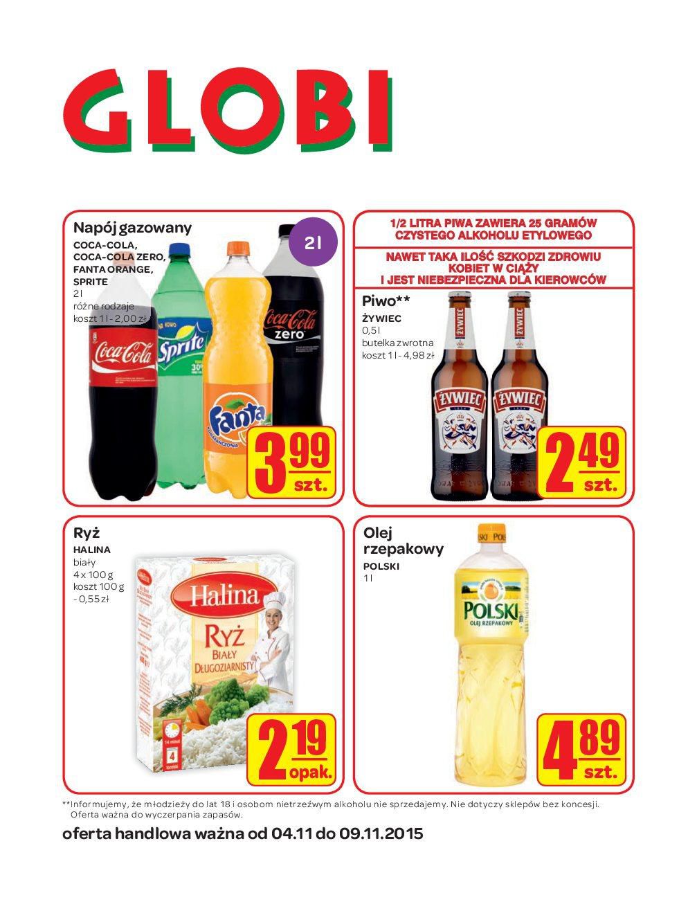 Gazetka promocyjna Globi str. 1