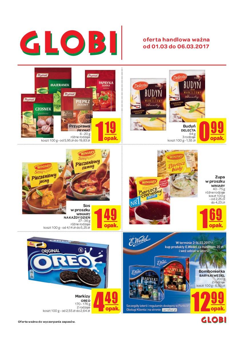 Gazetka promocyjna Globi str. 1